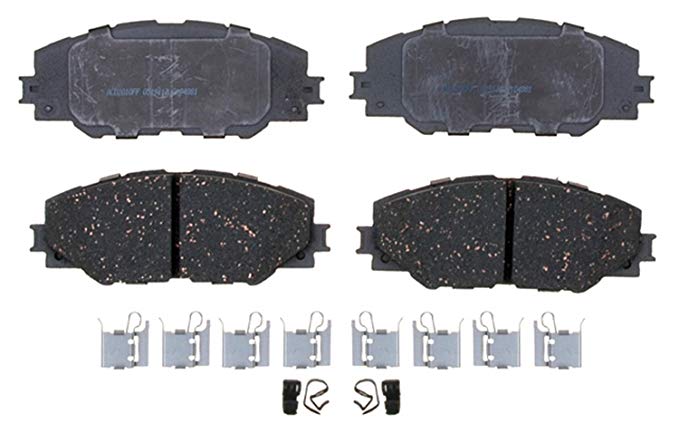 ACDelco 14D1211CH Advantage Ceramic Front Disc Brake Pad Set with Hardware