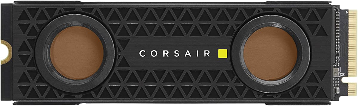 Corsair MP600 PRO Hydro X Edition 2TB M.2 NVMe PCIe x4 Gen4 SSD (Up to 7,000MB/sec Sequential Read & 6,550MB/sec Sequential Write Speeds, High-Speed Interface, Hydro X Series XM2 Water Block) Black