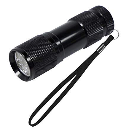 SE FL31UV-365 4-Inch 9 UV Flashlight, Wave Length (365Nm), Black Color