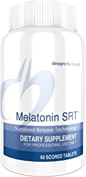 Designs for Health - Melatonin SRT - 6mg Time Extended Release   Extra Strength Sleep Aid, 60 Tablets