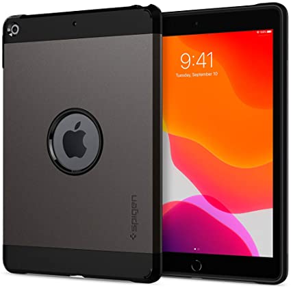 Spigen Tough Armor Designed for iPad 10.2, iPad 7th Generation Case (2019) - Gunmetal