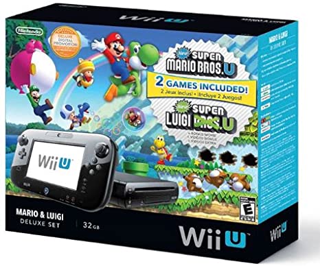 Wii U Deluxe Bundle - Mario and Luigi Edition