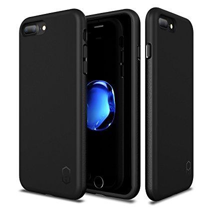 Patchworks ITG Level Case Black for iPhone 7 Plus - Military Grade Drop Tested Protective Case, Shock Absorbent Air Pocket Structure
