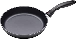Swiss Diamond 9.5 Inch Frying Pan - HD Nonstick Diamond Coated Aluminum Skillet Dishwasher Safe and Oven Safe Fry Pan, Grey
