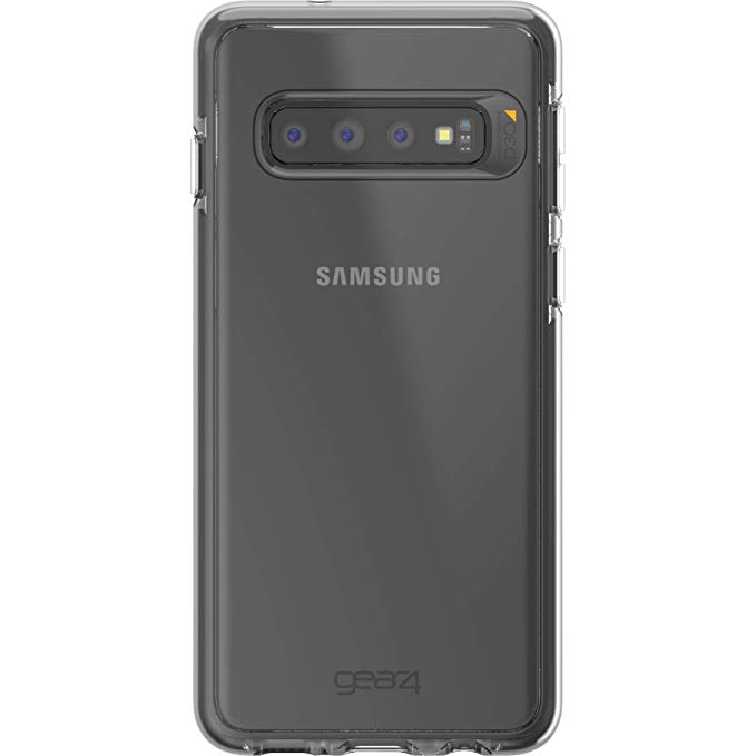Gear 4 Case for Samsung Galaxy S10 Piccadilly Clear with Advanced Impact Protection [ Protected by D3O ], Slim, tough design Samsung Galaxy S10 Case – Black