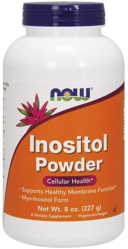 NOW Supplements, Inositol Powder, Neurotransmitter Signaling*, Cellular Health*, 8-Ounce