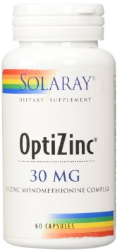 Solaray - Optizinc, 30 mg, 60 capsules