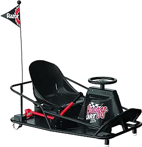 Razor Crazy Cart XL Electric Scooter, Black, One Size