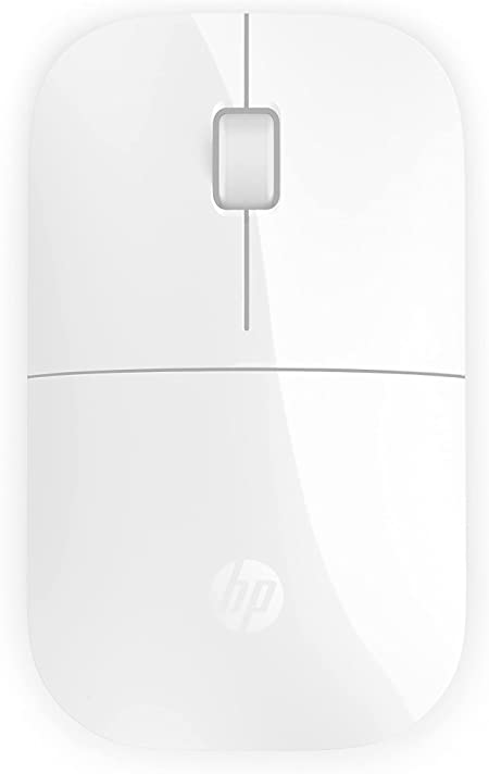 HP Z3700 White Wireless Mouse RF Optical 1200DPI Ambidextrou