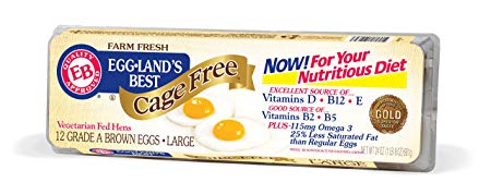 Eggland's Best, Large Cage Free Brown Eggs, 1 dozen