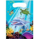 Creative Converting Ocean Party 8 Count Party Favor Loot Bags