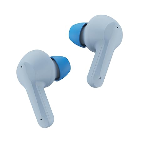 Defy Gravity Zen TWS Earbuds with 24 HRS Playback, Fast Charge, Low Latency, ENC Solution, Quick Pair & Connect(Tranquil Blue)