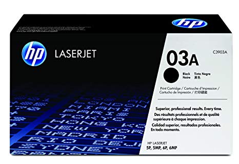 HP 03A (C3903A) Black LaserJet Toner Cartridge DISCONTINUED BY MANUFACTURER