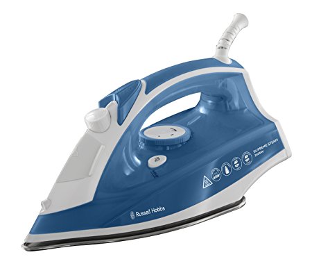 Russell Hobbs Supreme Steam Traditional Iron 23061, 2400 W - White/Blue