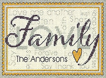 Dimensions Crafts 70-65140 Family Counted Cross Stitch Kit