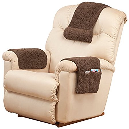 Deluxe Sherpa Armrest Organizer, 3 Piece Set by OakRidgeTM