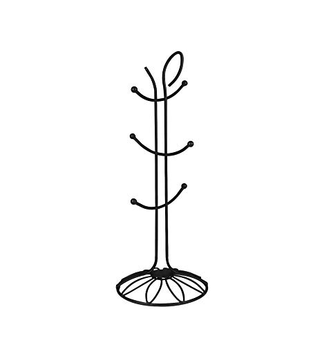 Spectrum Diversified Leaf 6-Tier Jewelry Holder, Black