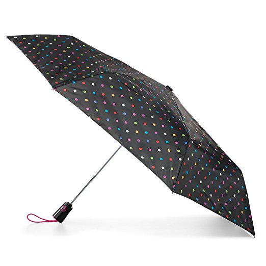 totes Large One-touch Auto Open Close Umbrella with NeverWet