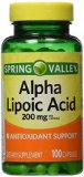 Spring Valley - Alpha Lipoic Acid 200 mg 100 Capsules