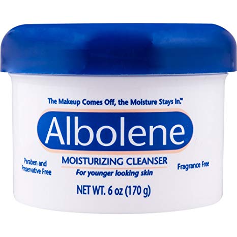 Albolene Moisturizing Cleanser | Removes Makeup While Keeping the Skin Hydrated and Healthy | Preservative and Fragrance Free | 6 oz.