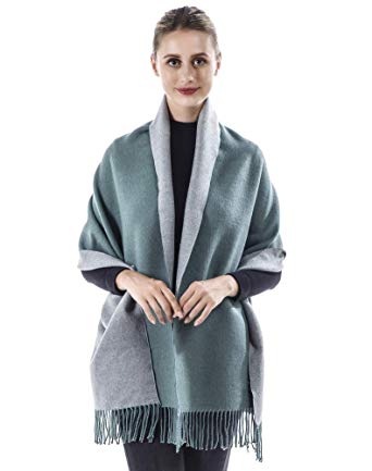 Niaiwei Cashmere Scarf Blanket Large Soft Pashmina Shawl Wrap For Men and Women