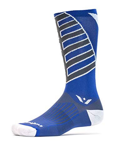 Swiftwick – Socks for Cycling, Vision Eight Team | Soft, Seamless Toe, Performance Compression Socks