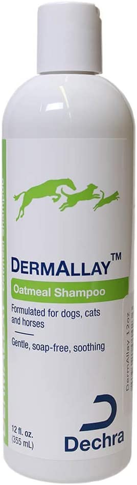 Dechra DermAllay Oatmeal Shampoo for Dogs, Cats & Horses - Gentle, Soap-Free and Soothing