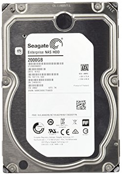 Seagate 2TB Enterprise NAS HDD 7200RPM SATA 6Gbps 128 MB Cache Internal Bare Drive (ST2000VN0001)