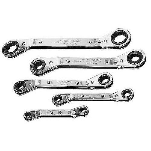 Craftsman 9-43376 Offset Ratchet Metric Wrench Set, 5-Piece