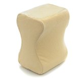 Milliard Contour Memory Foam Leg and Knee Pillow with Ultra Soft Velour Removable Cover