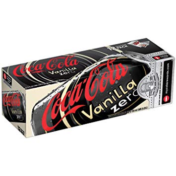 Coca-Cola Zero Vanilla Soda Soft Drink, 12 fl oz, 12 Pack