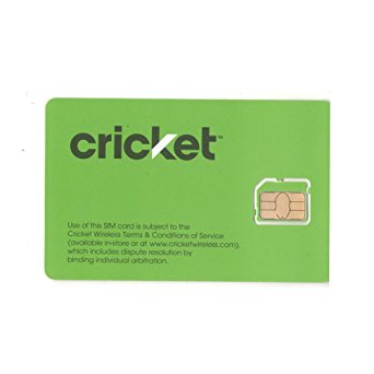 Cricket 4G Smart Phone micro SIM card