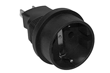 SF Cable, Schuko Female to USA NEMA 5-15 Plug Adapter