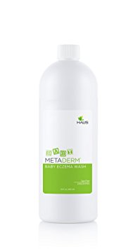 MetaDerm Natural Baby Eczema Foaming Wash (32 oz. Refill). Gentle Soothing Cleansing to Help Heal Itchy, Red, and Inflamed Skin