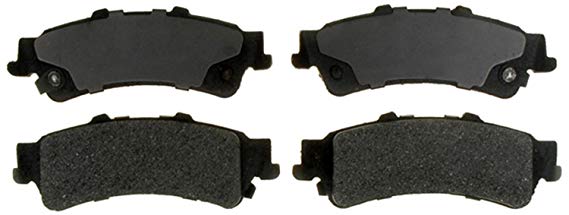 ACDelco 14D792M Advantage Semi-Metallic Rear Disc Brake Pad Set with Wear Sensor