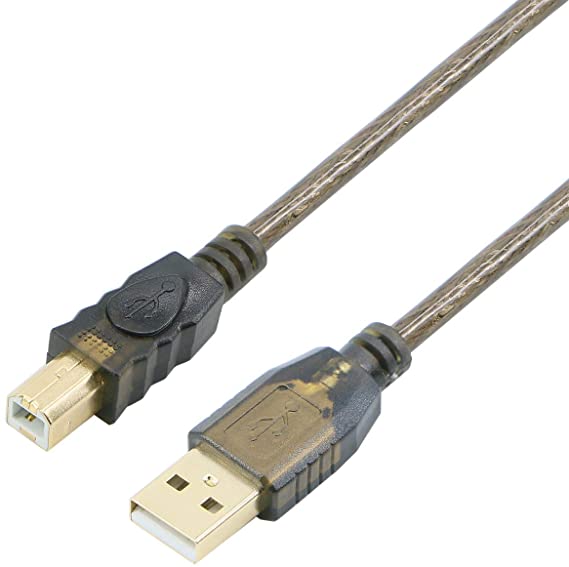 USB 2.0 Cable A Male to B Male Cable for Printer Scanner (100 Feet)