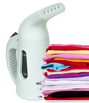 Home Garment Steamer - Mini Handheld with 140ml Reservoir Capacity - Perfect Wrinkle Control on All Fabrics - Quick Heating - Good for Home, Travel - Portable & Lightweight - Spit Free - High Quality