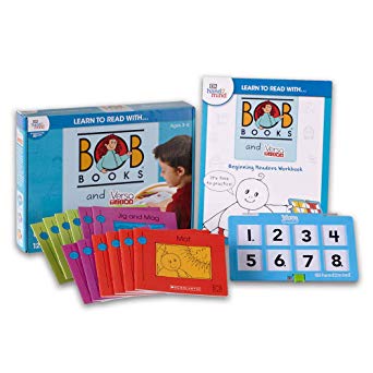 Learn to Read with. Bob Books and Versatiles - Beginning Readers Set with 12 Bob Books, Answer Case, and Workbook (Ages 3-6) | Level 1 Reading Books for Children