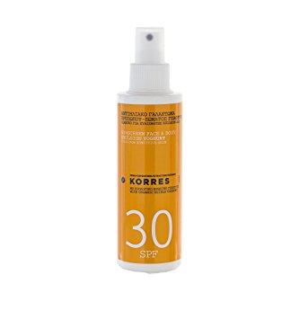 Korres Yoghurt SPF 30 Sunscreen Face and Body Emulsion Spray 150ml