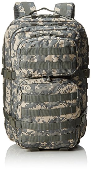 Mil-Tec Military Army Patrol Molle Assault Pack Tactical Combat Rucksack Backpack Bag 36L ACU Digital Camo
