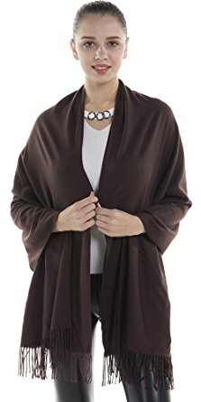 Niaiwei Cashmere Scarf Blanket Large Soft Pashmina Shawl For Men and Women