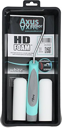 Axus Décor HD Foam Mini Roller Kit - White
