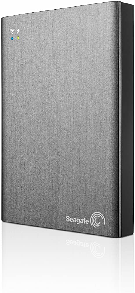 Seagate Wireless Plus 1TB Portable Hard Drive with Built-in WiFi (STCK1000100)