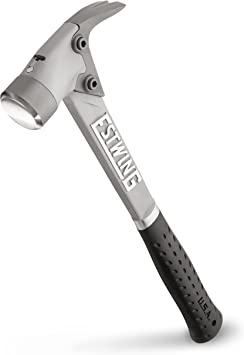 Estwing EALBK Al-Pro Hammer, Smooth Face, Shock Reduction Grip