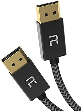 DisplayPort Cable 10ft,Rainbowan 4K DP Cable Nylon Braided(4K@60Hz,2K@144Hz, 2K@165Hz) DP to DP Cable Ultra High Speed Display Port Cable Compatible with Computer Desktop Laptop PC Monitor