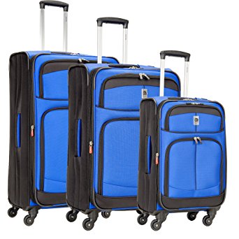 Delsey Agility Softside 3 Piece Nested Luggage Set | 21", 25", 29"