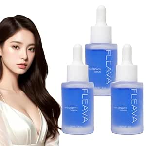 FLEAVA Copper Peptides For Hair,Fleava Advanced Copper Peptide,for Anti Thinning & Hair Loss,Fleava Hair Growth Serum,for Men & Women (3pcs)