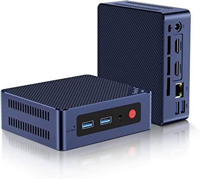 Beelink Mini S12 Mini PC, 12th Intel Alder Lake- N95 (up to 3.4GHz), 8GB RAM 256GB PClE SSD Mini Computer, Win 11 Pro Mini Desktop PC 4K@60Hz, Dual Display, WiFi5, BT4.2, USB3.2, Gigabit LAN