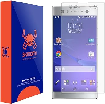 Skinomi Matte Screen Protector Compatible with Sony Xperia XA2 Ultra Anti-Glare Matte Skin TPU Anti-Bubble Film