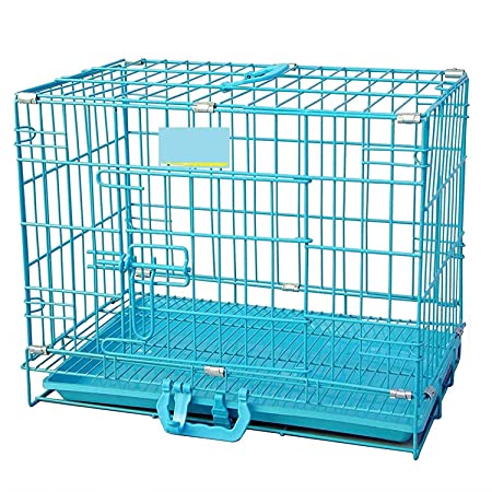 Midwest Dog Cage Double Door Heavy Duty Folding Metal Kennel for Large Breed Adult Size Fully Grown Dogs (Golden Retrievers,Labrador,German Shepherd,Large Indie Breed,Pitbull,Rottweiler) 42 Inch